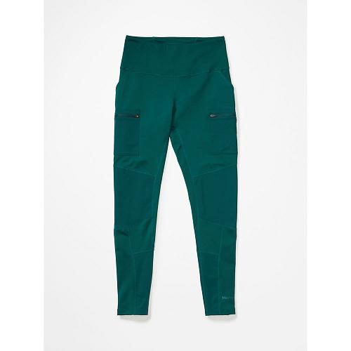 Marmot Zephira Pants - Womens Tights Green CA5027869 Canada